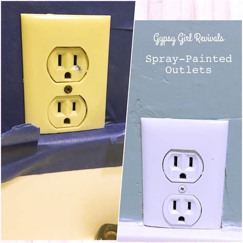 paintable electrical outlets